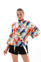 The Odessa Multicolor Leather Jacket