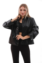 The Odessa Black Leather Jacket