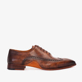 The Royal Hand Craft Brown Wingtip Oxford Shoe