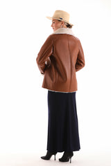 The Prague Tan Leather Jacket