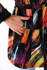 The Prisma Multicolor Leather Jacket