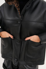 The Felina Black Leather Jacket