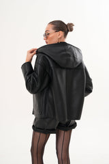 The Felina Black Leather Jacket