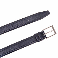 The Everest Rockwell Navy Blue Leather Belt