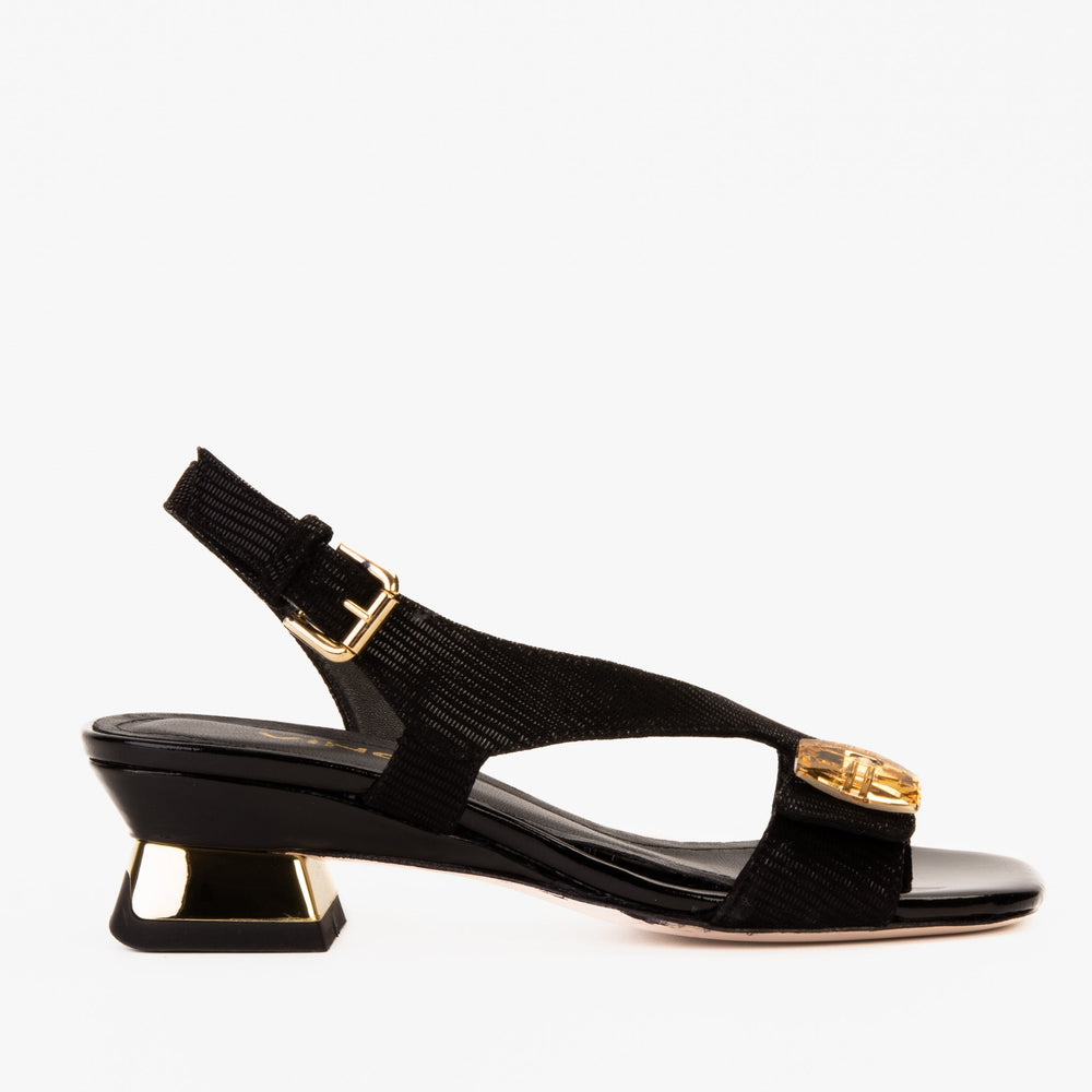 The Iconic Black Leather Sandal