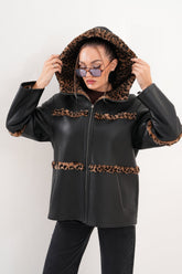The Panthera Reversible Leopard Shearling Leather Jacket