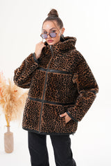 The Panthera Reversible Leopard Shearling Leather Jacket