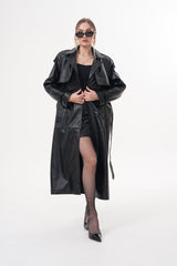 The Raven Black Leather Jacket