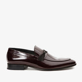 The Dodoma Burgundy Patent Leather Loafer Shoe