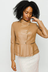 The Olmetti Tan Leather Jacket