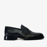 The Marinka Black Leather Shoe Penny Loafer Shoe