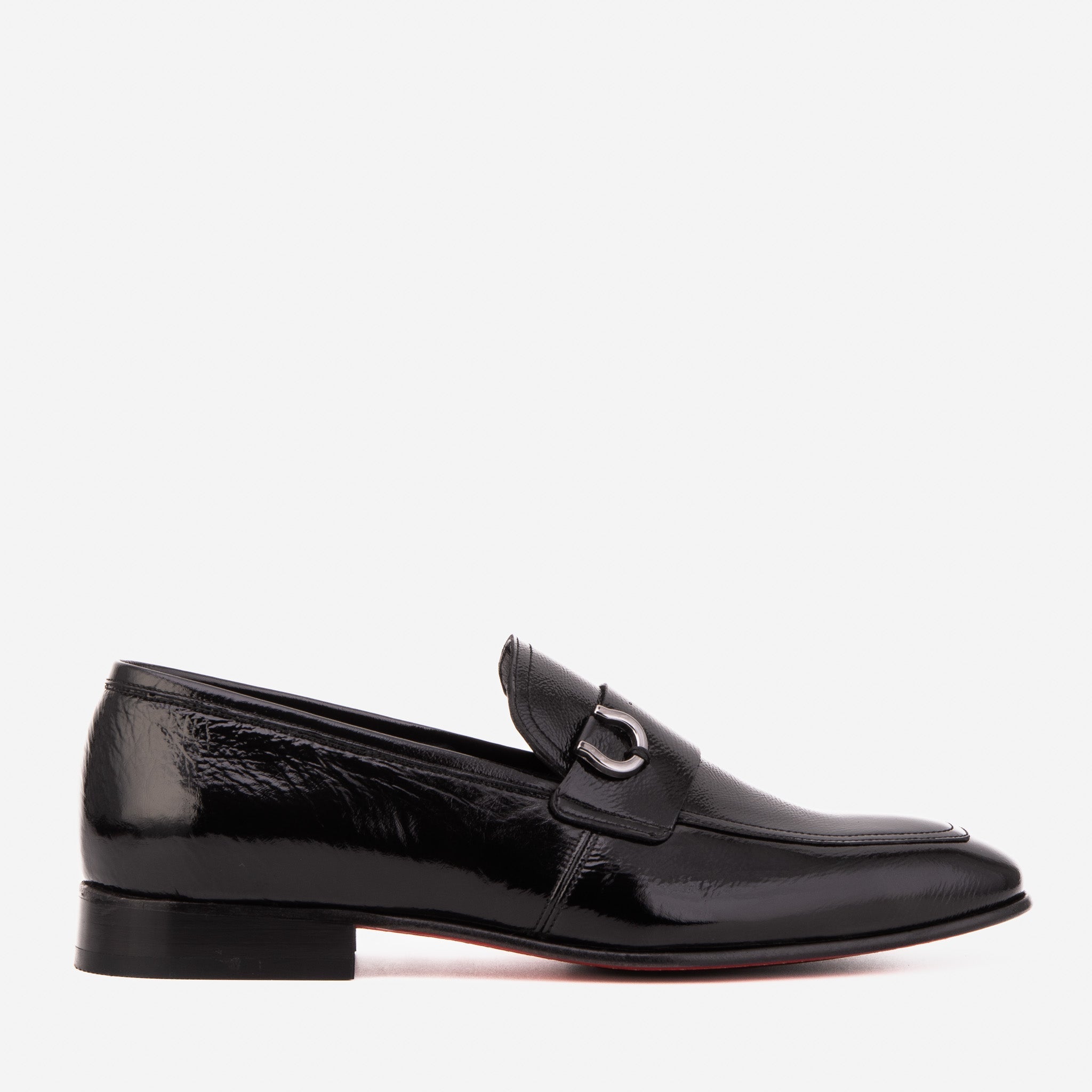 The Blackwell Black Patent Bit Loafer Shoe