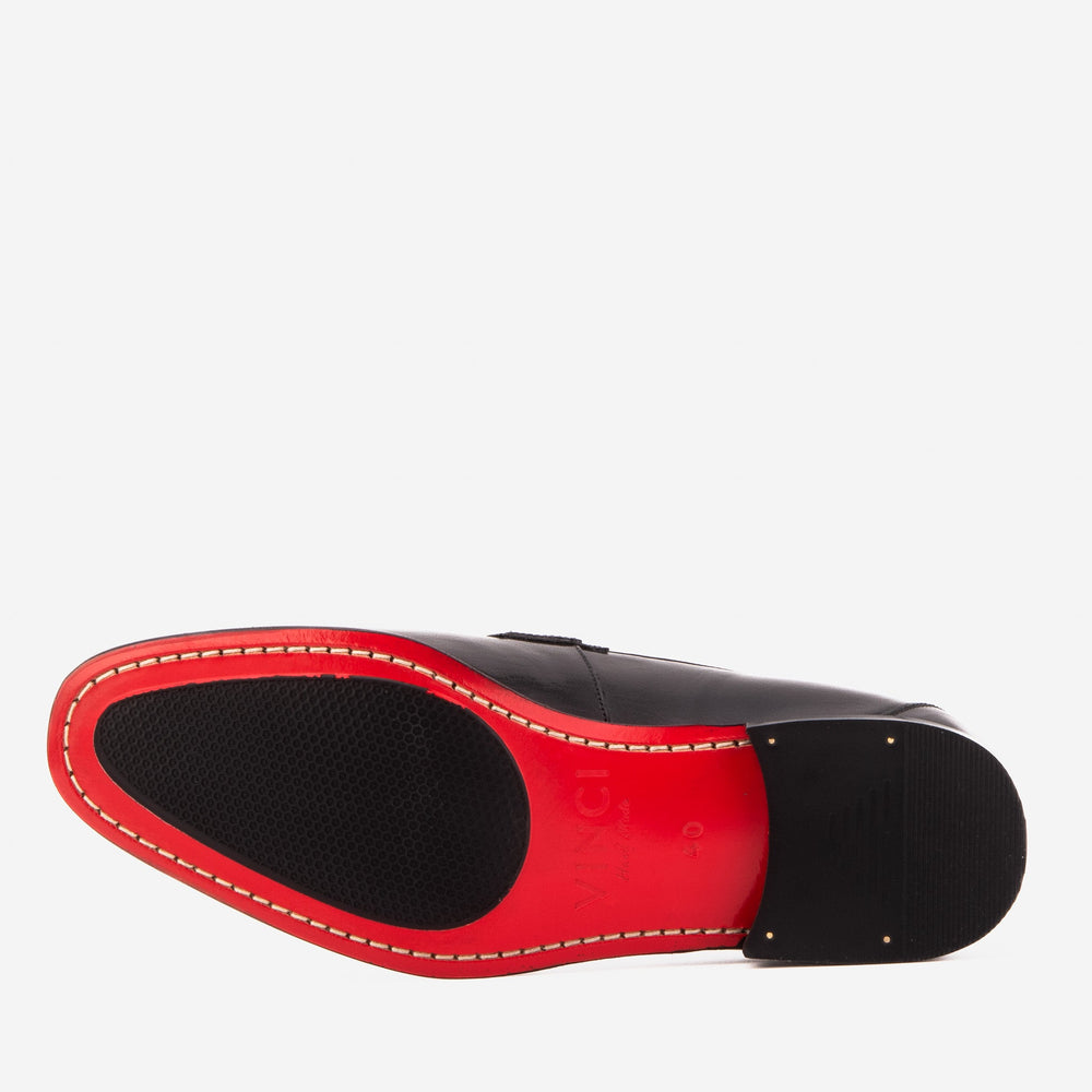 The Blackwell Black Patent Bit Loafer Shoe