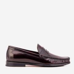 The Belmont Burgundy Polished Leather Loafer