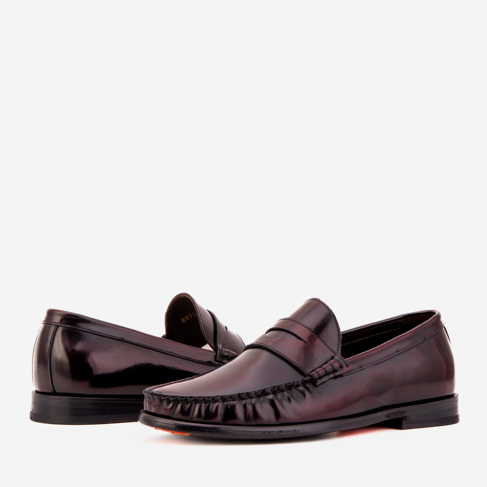 The Belmont Burgundy Polished Leather Loafer