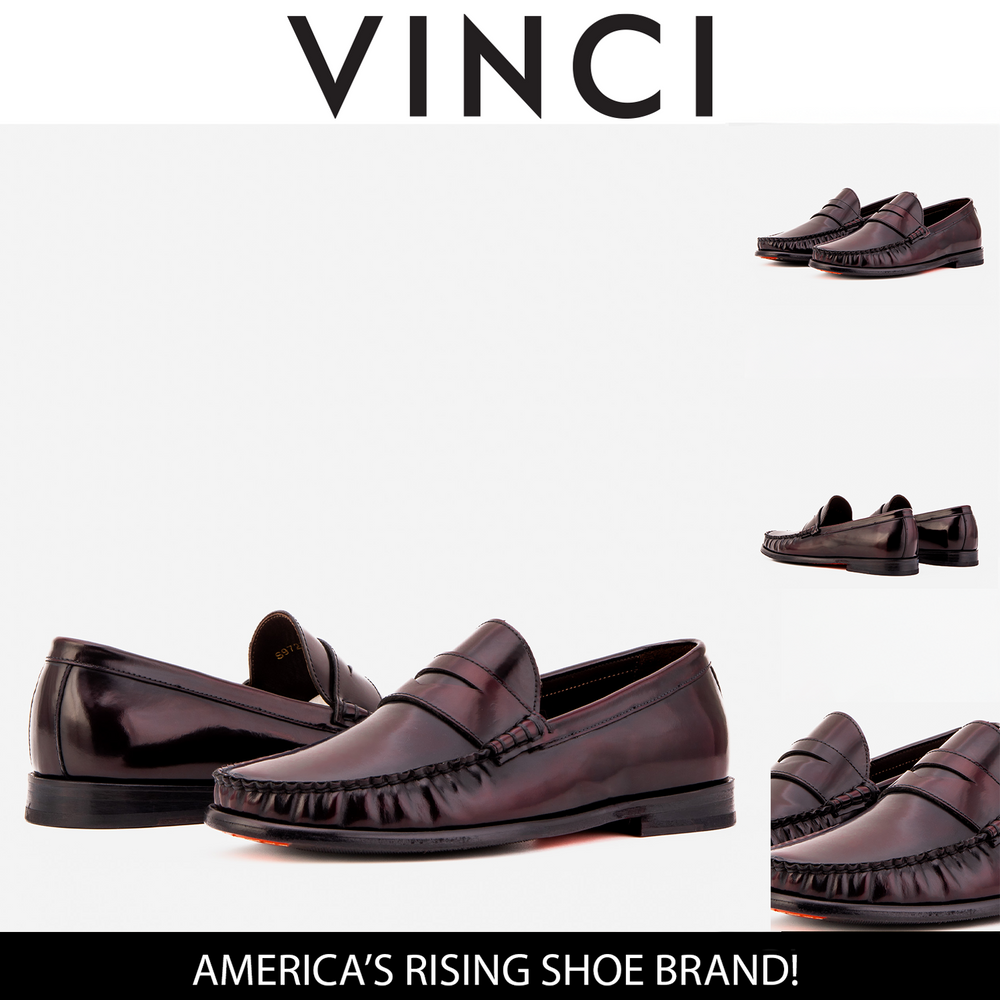 The Belmont Burgundy Polished Leather Loafer