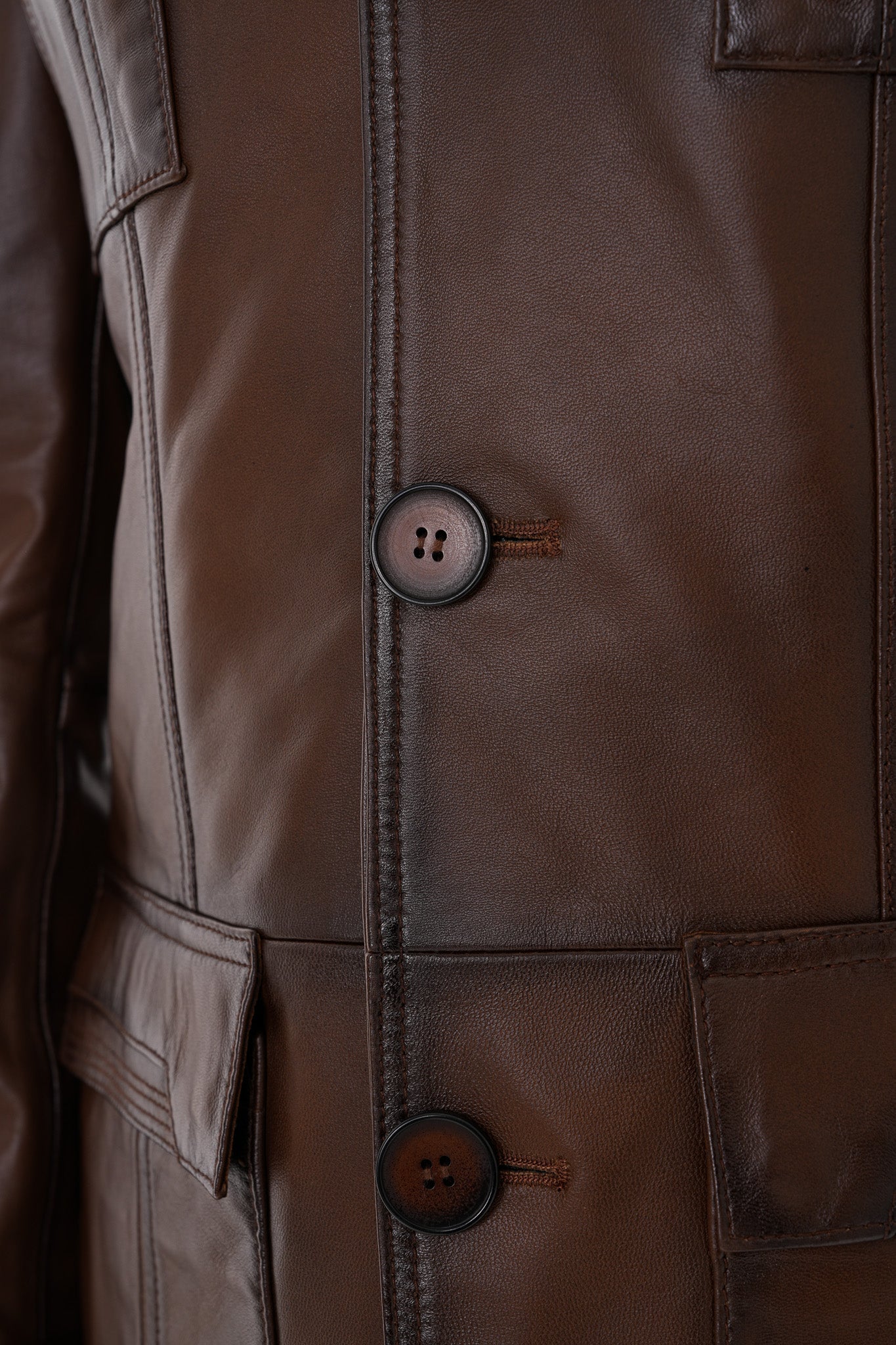 The Ravenna Brown Leather Jacket