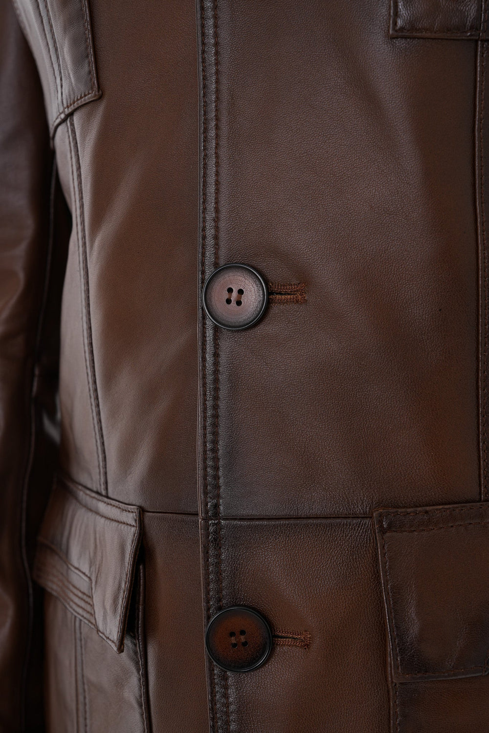 The Ravenna Brown Leather Jacket