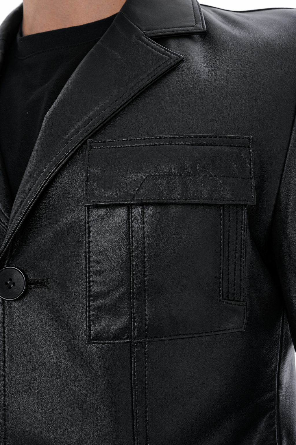 The Ravenna Black Leather Jacket