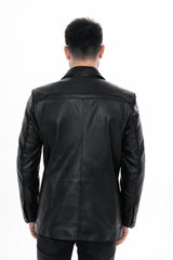 The Ravenna Black Leather Jacket