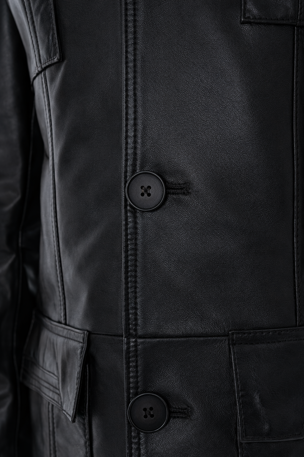 The Ravenna Black Leather Jacket