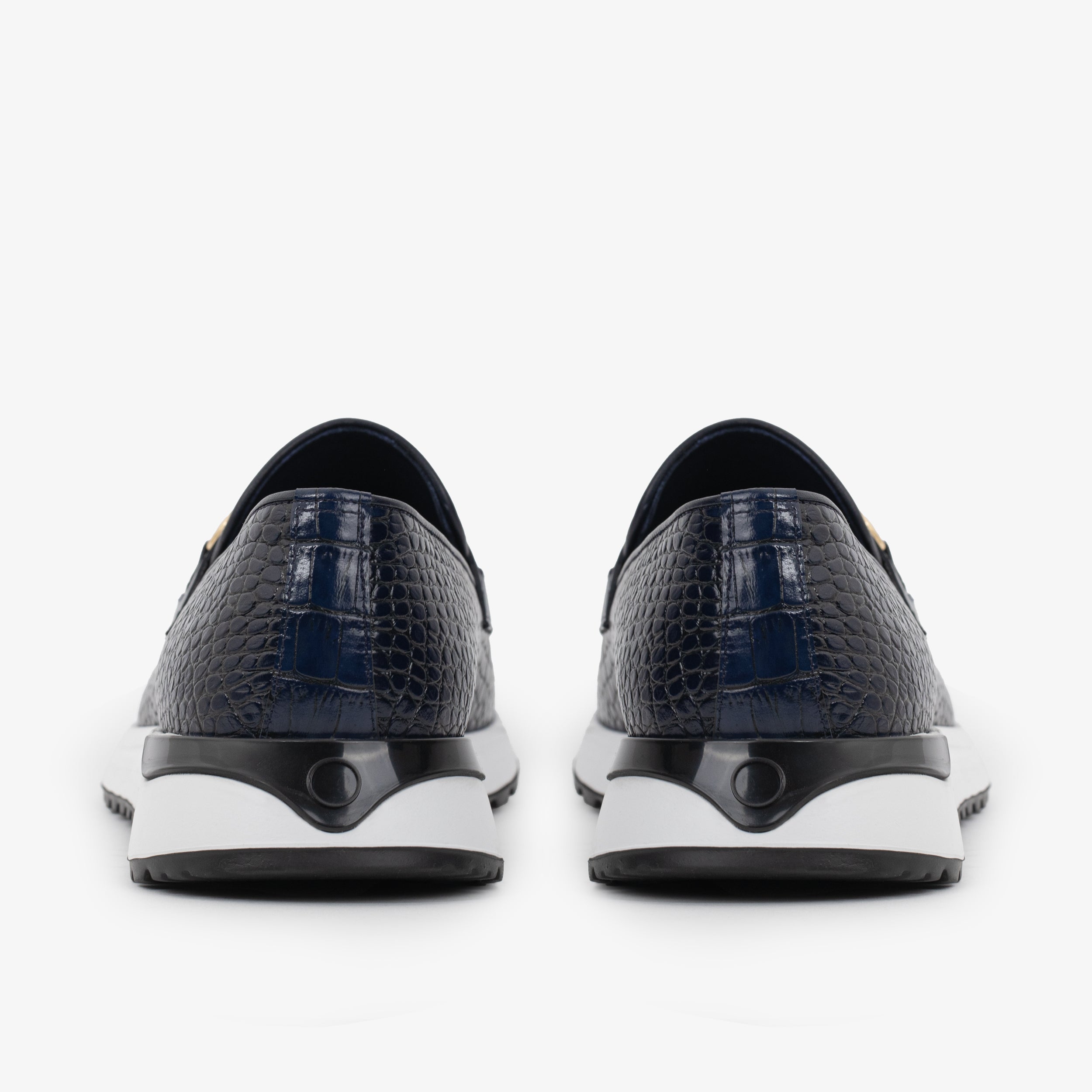 The Padova Navy Blue Leather Sneaker