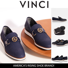 The Legacy Navy Blue Leather Casual Loafer Shoe