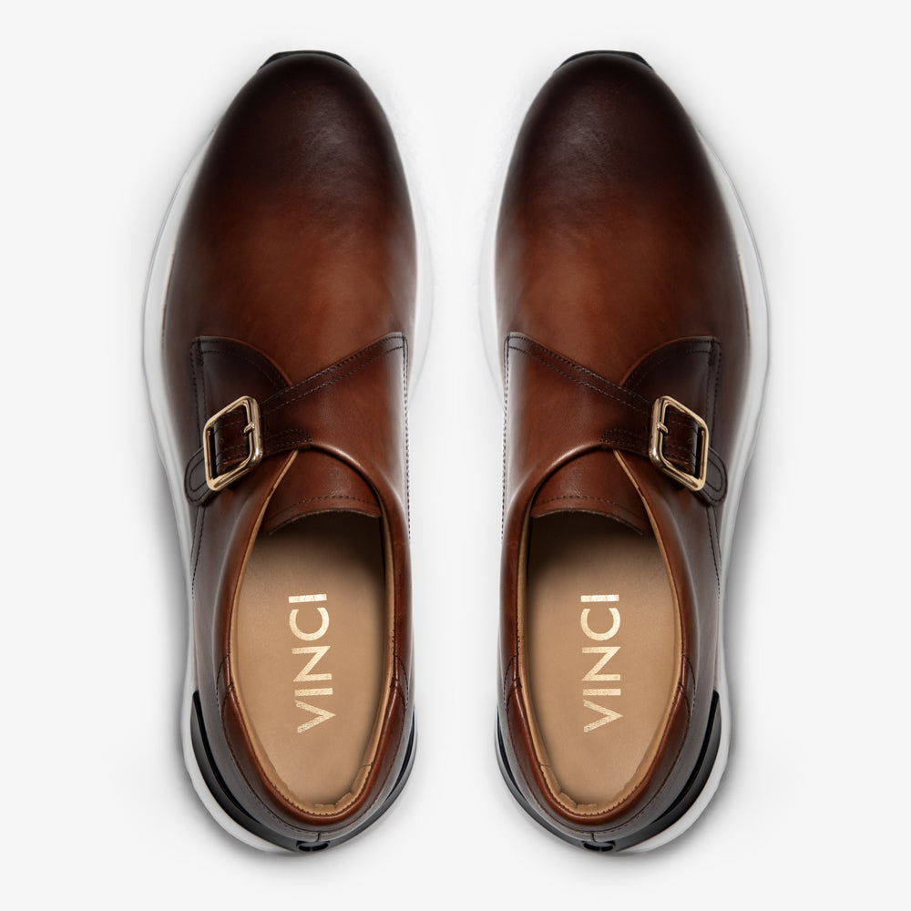 The Torino Tan Leather Sneaker