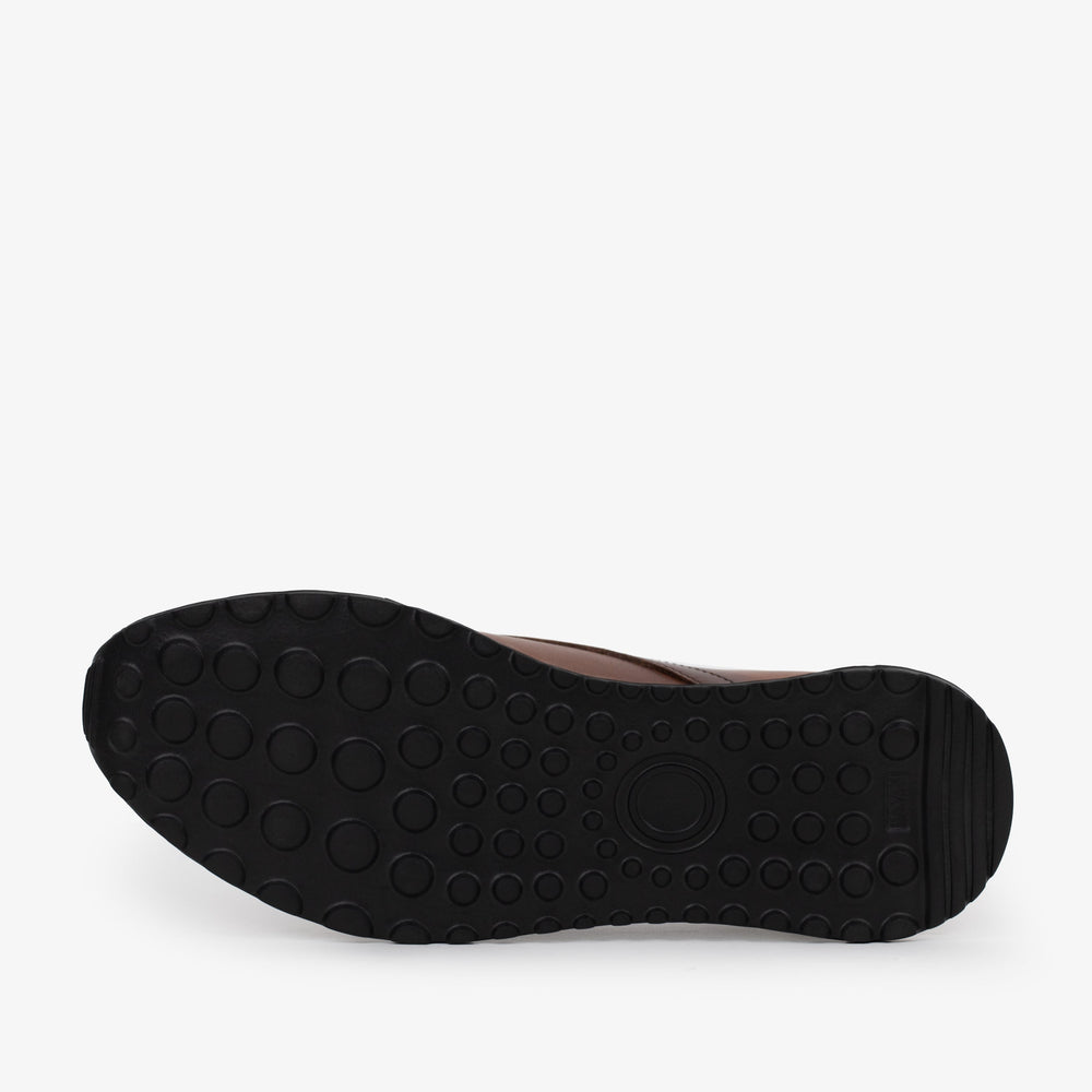 The Torino Tan Leather Sneaker