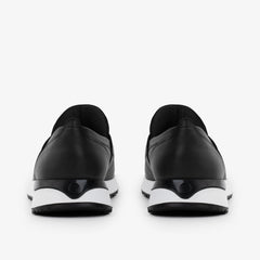 The Lara Black Leather Sneaker