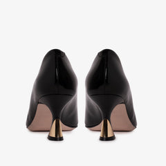 The Brunello Black Patent Leather Pump Shoe