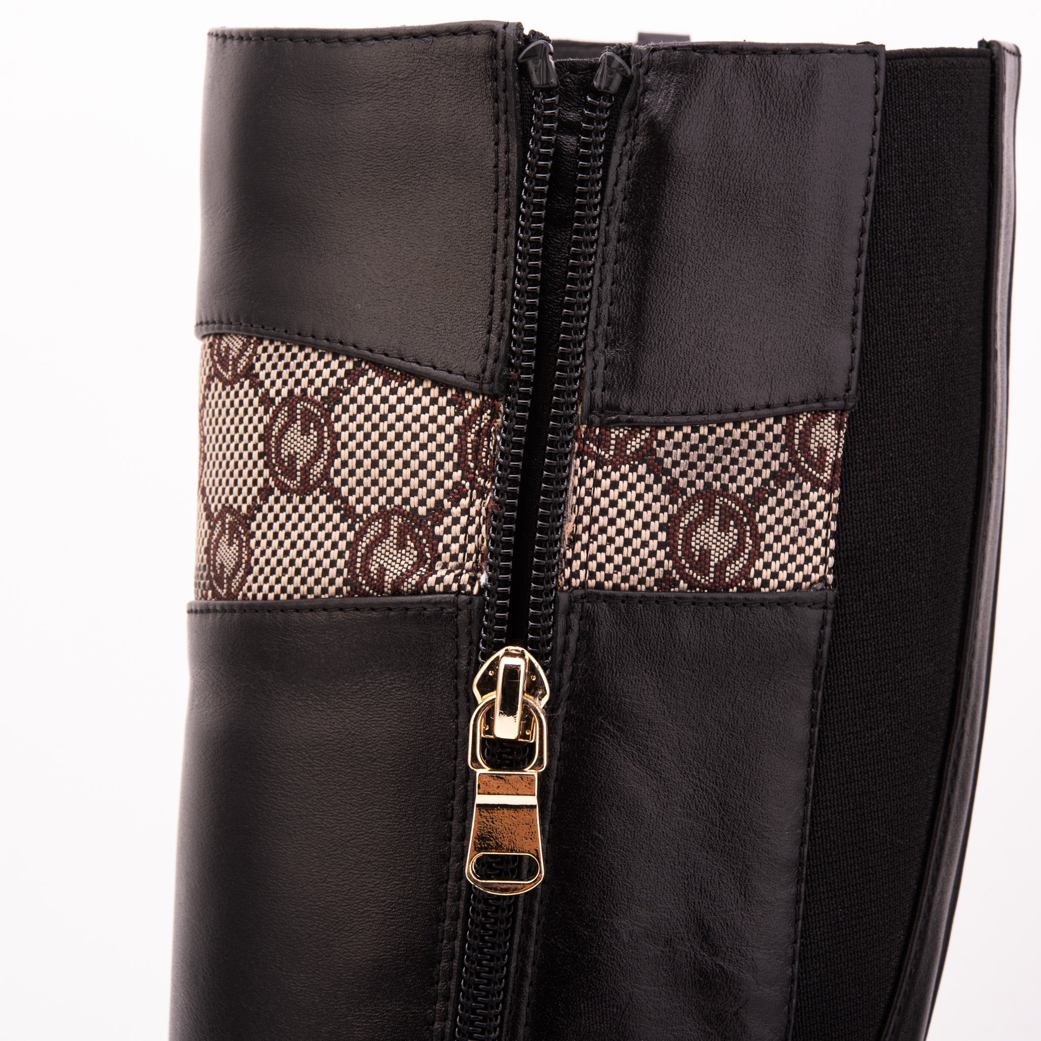 The Bellina Black Leather Women’s Knee-High Boot