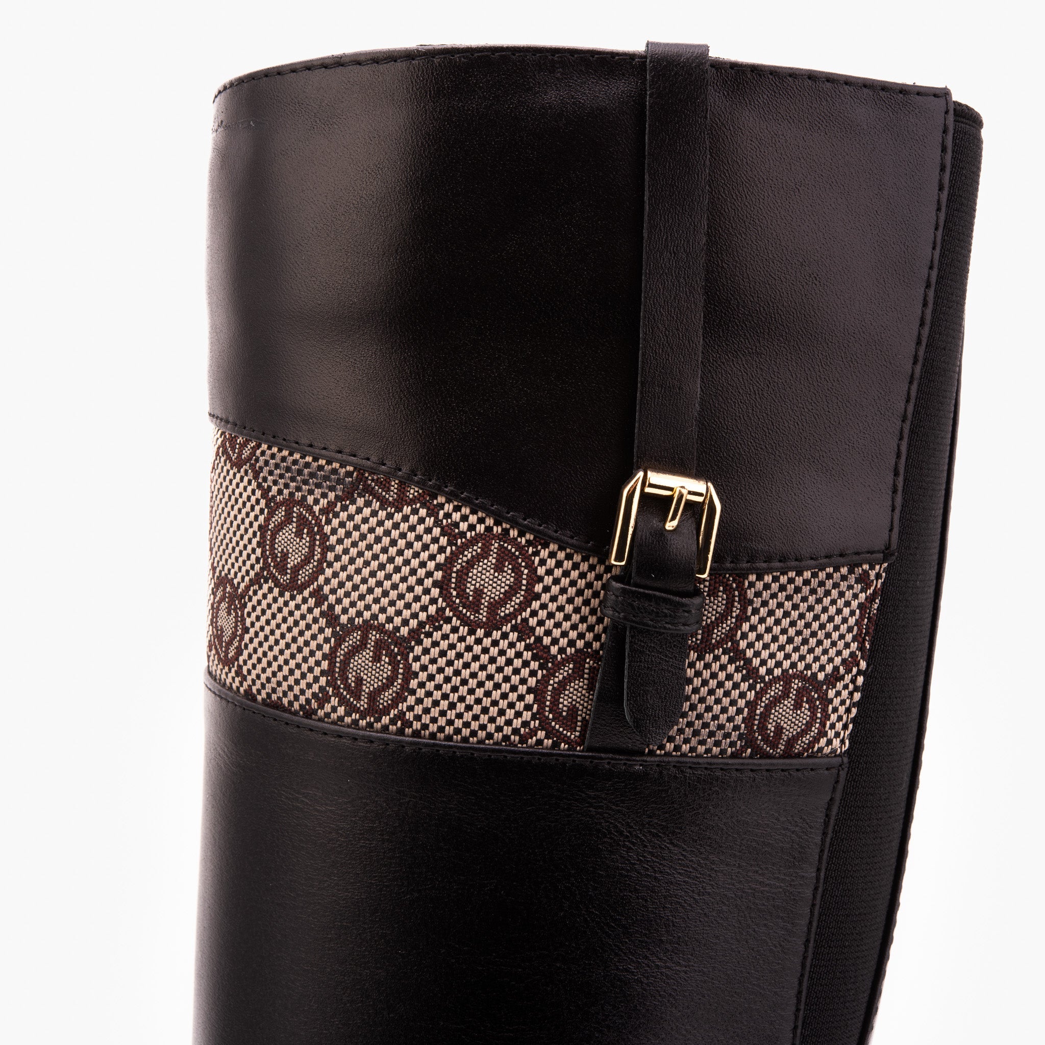 The Bellina Black Leather Women’s Knee-High Boot