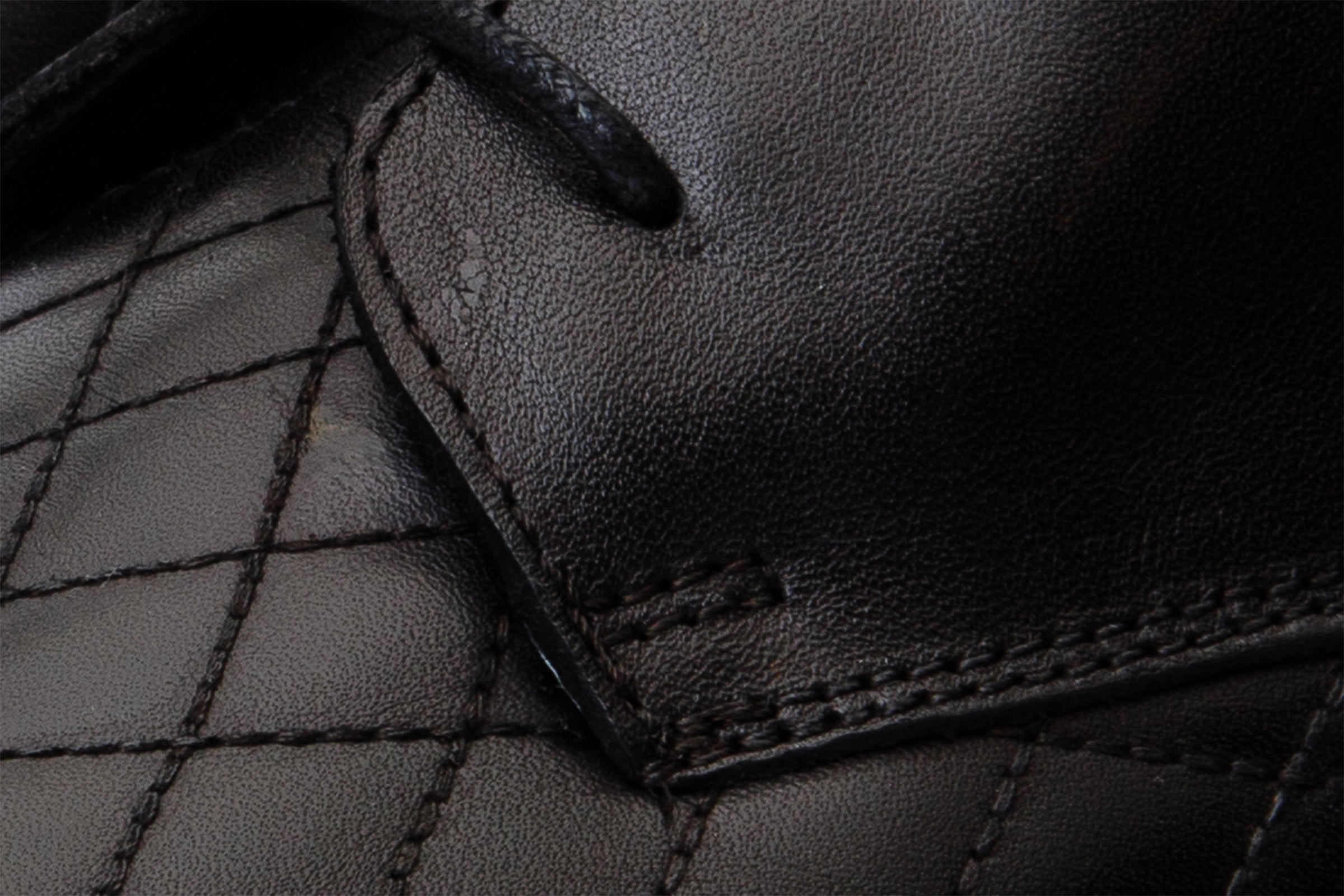 The Zeus Black Leather Lace-Up Boot with a Zipper