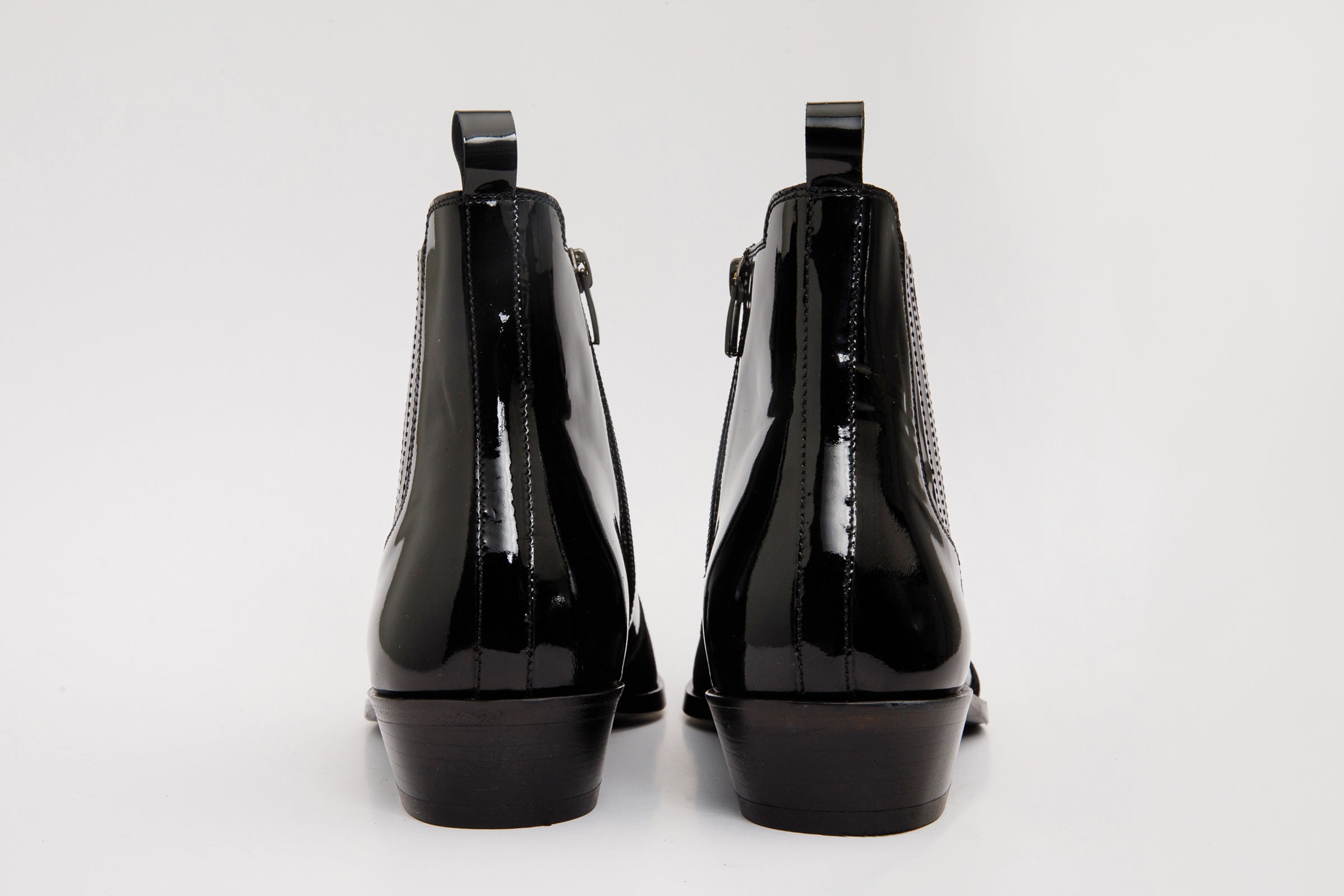 The Sorhag Black Suede Leather Dress Boot
