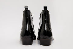 The Sorhag Black Suede Leather Dress Boot