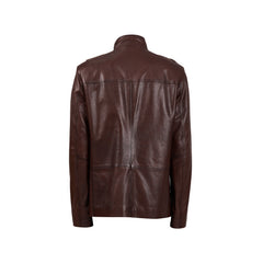 The Montclair Brown Leather Jacket
