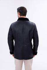 The Treviso Black Shearling Jacket