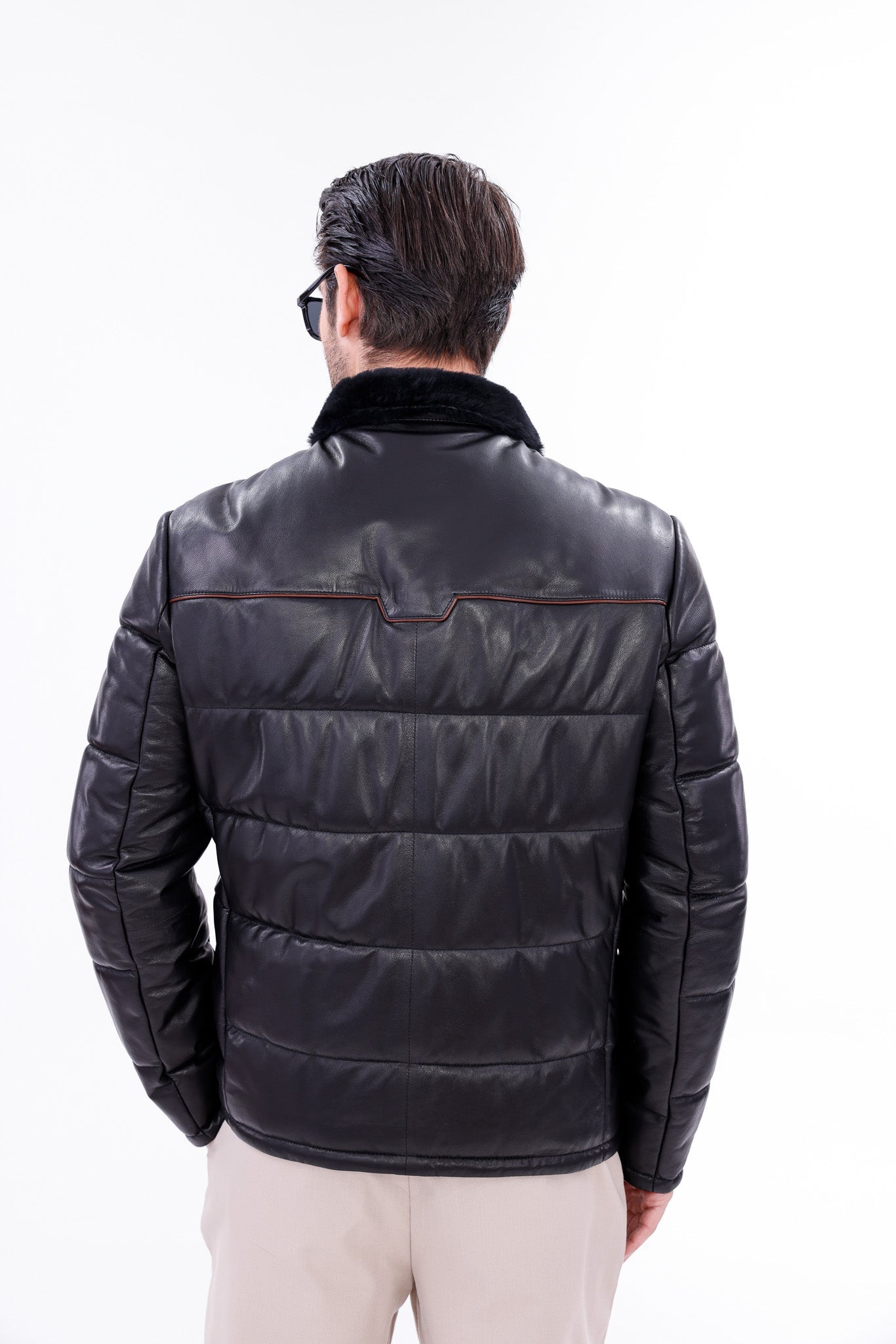 The Valtina Black Shearling Jacket