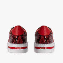 The Burano Red Leather Sneaker