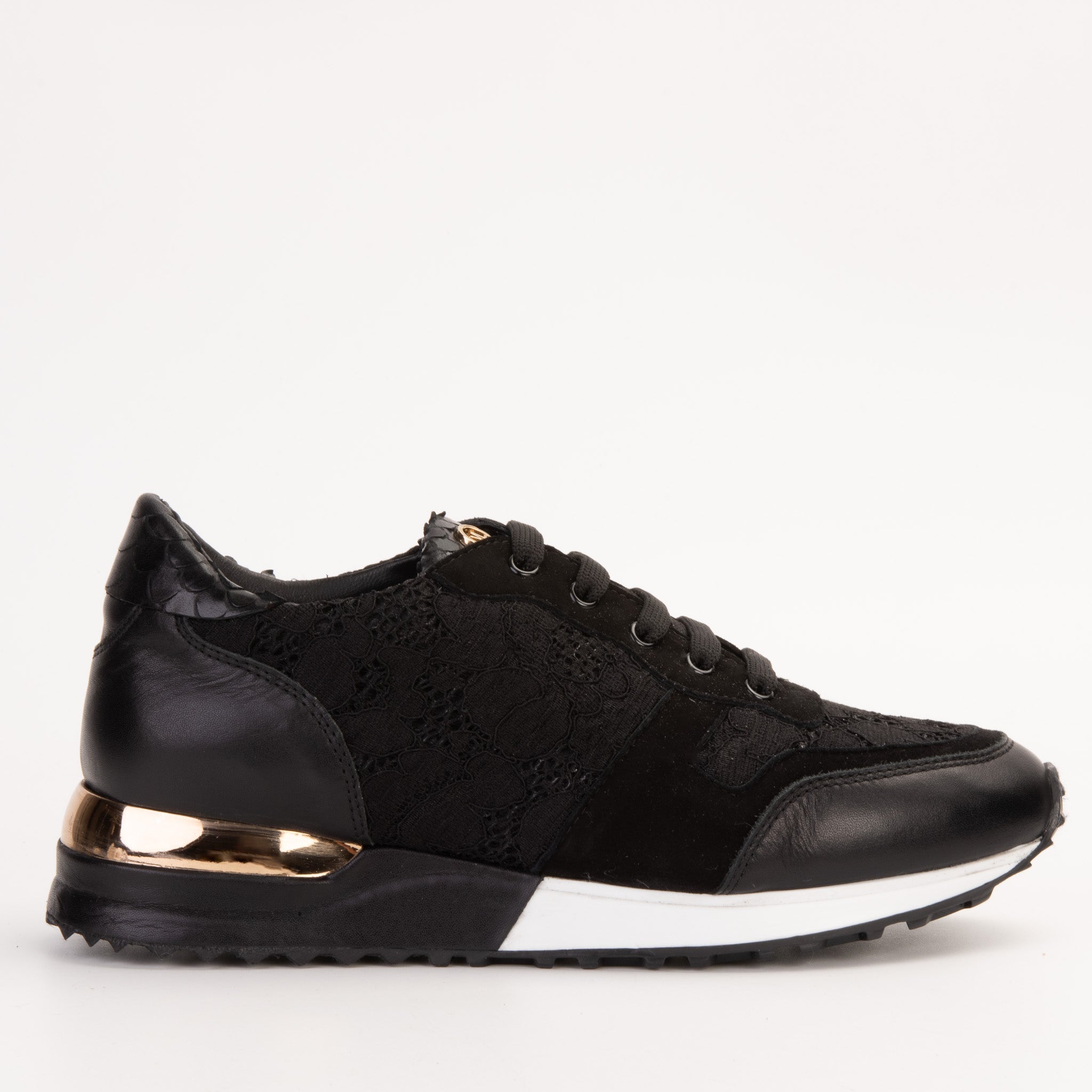 The Noir Black Leather Sneaker