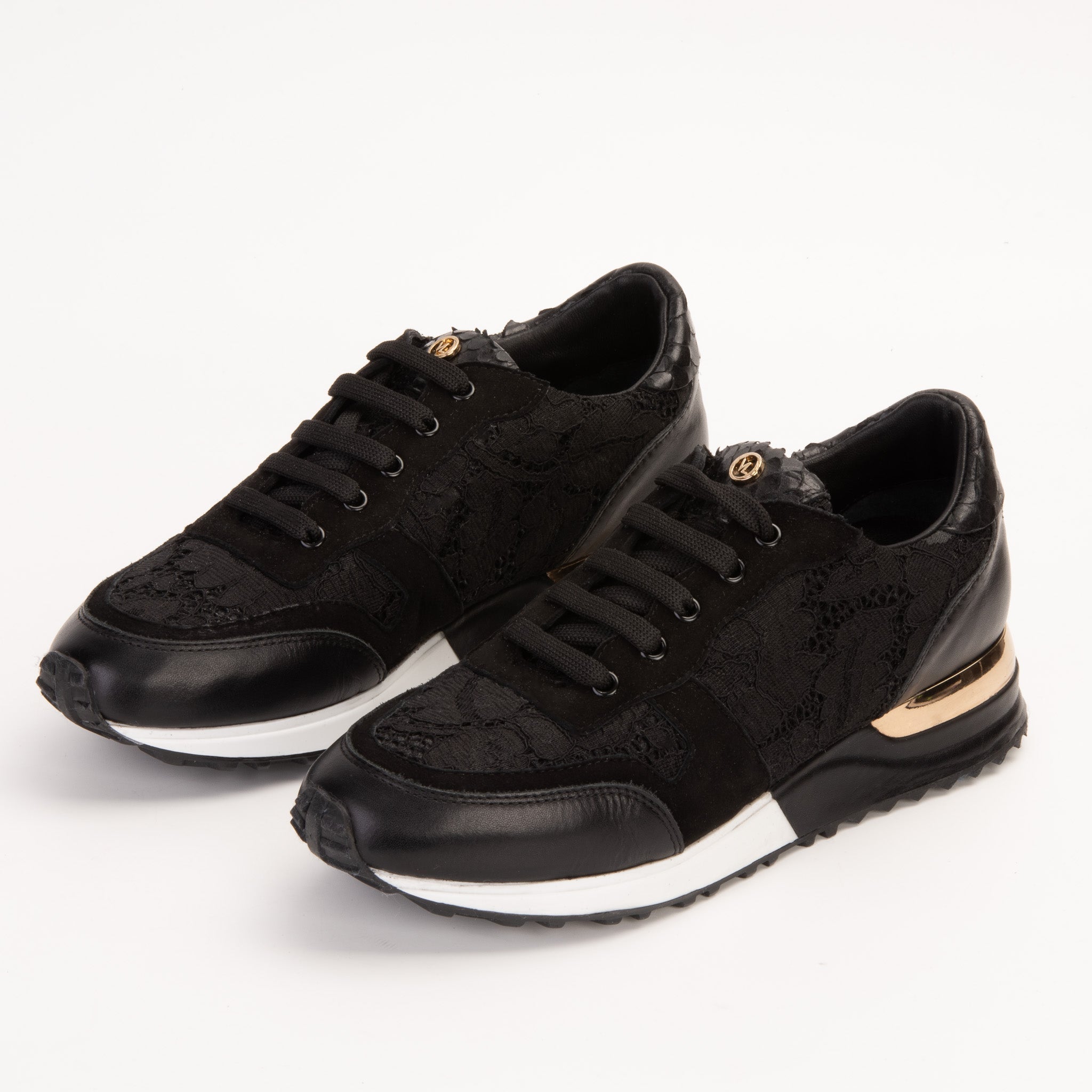 The Noir Black Leather Sneaker