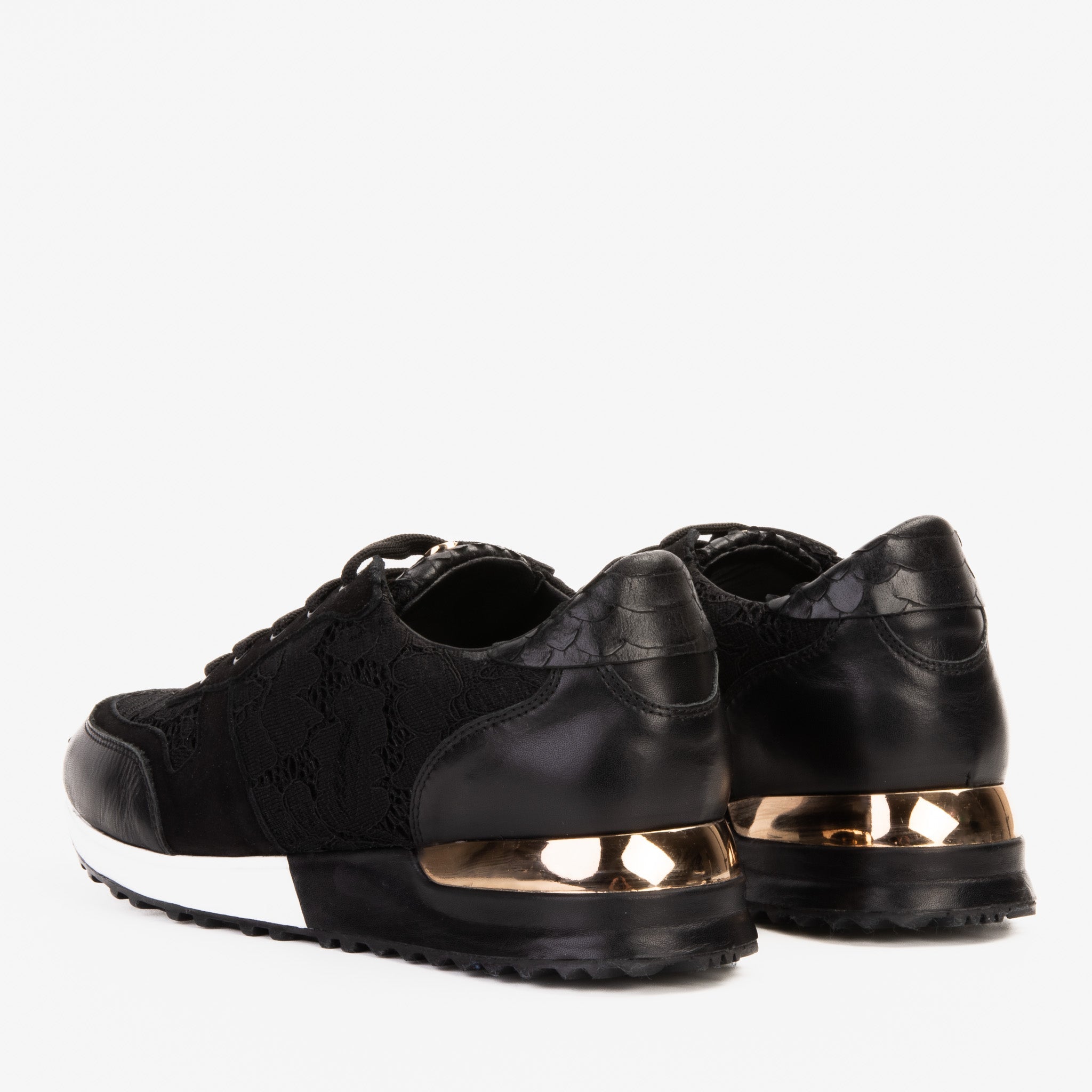 The Noir Black Leather Sneaker