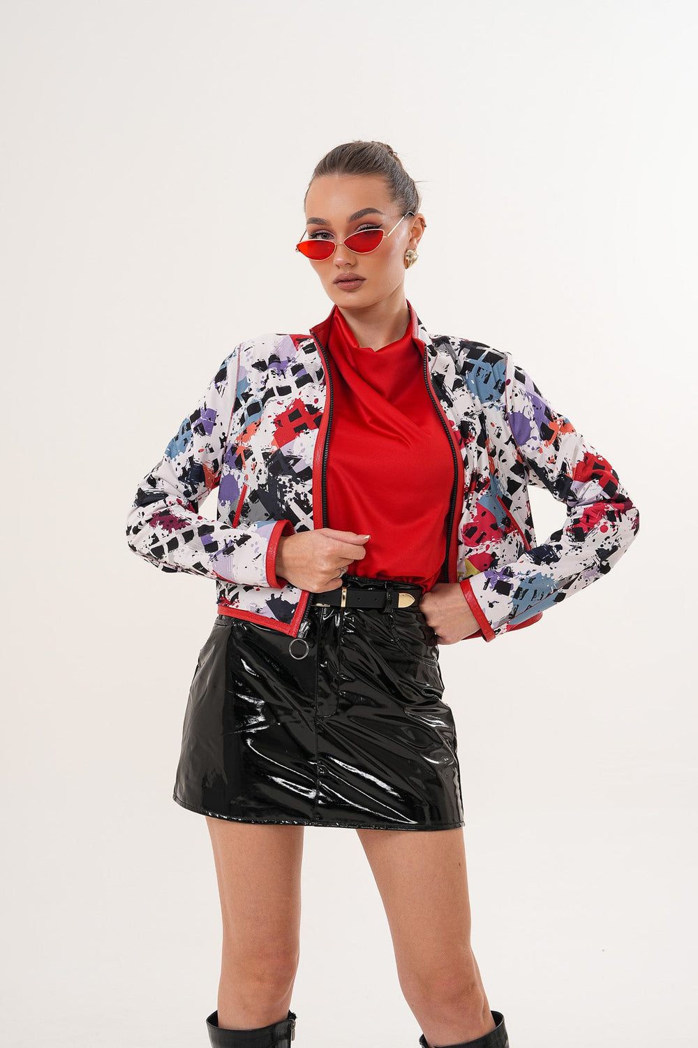 The Elvaris Reversible Red Leather Jacket