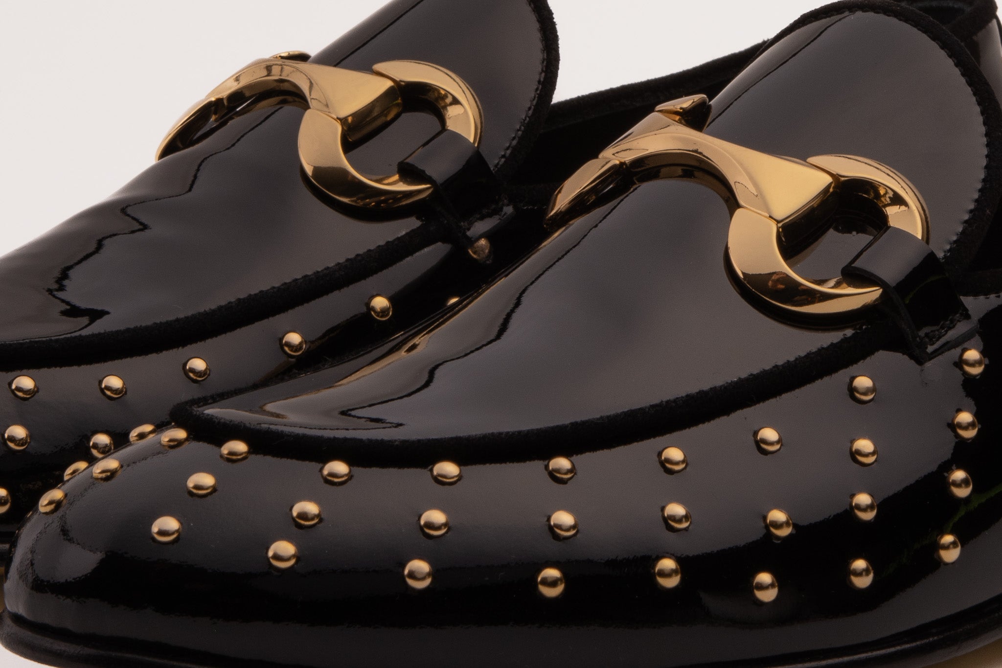 The Jupiter  Shoe Black Spike Leather  Bit Dress Loafer Limited Edition  Shoe