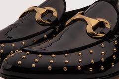 The Jupiter  Shoe Black Spike Leather  Bit Dress Loafer Limited Edition  Shoe