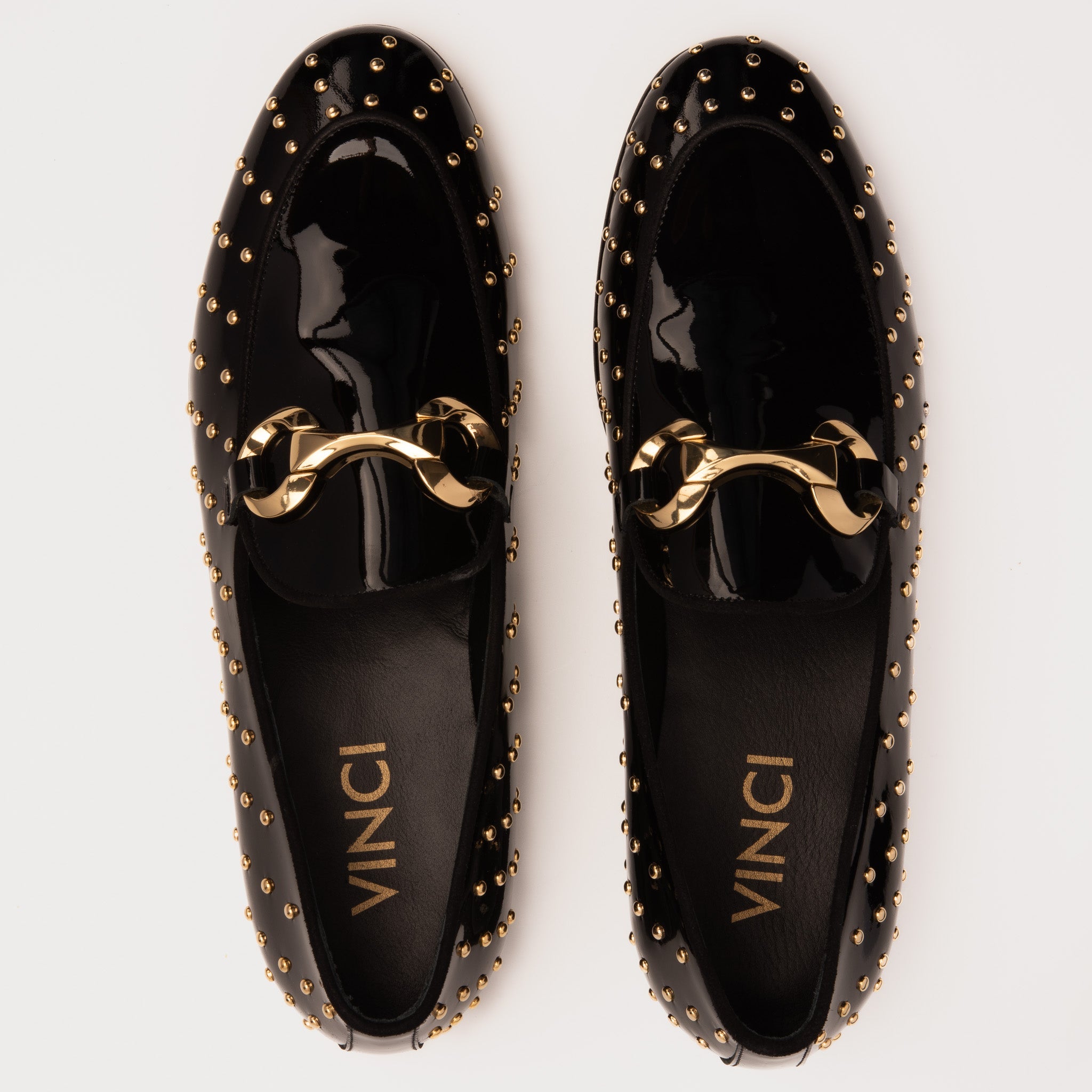 The Jupiter  Shoe Black Spike Leather  Bit Dress Loafer Limited Edition  Shoe