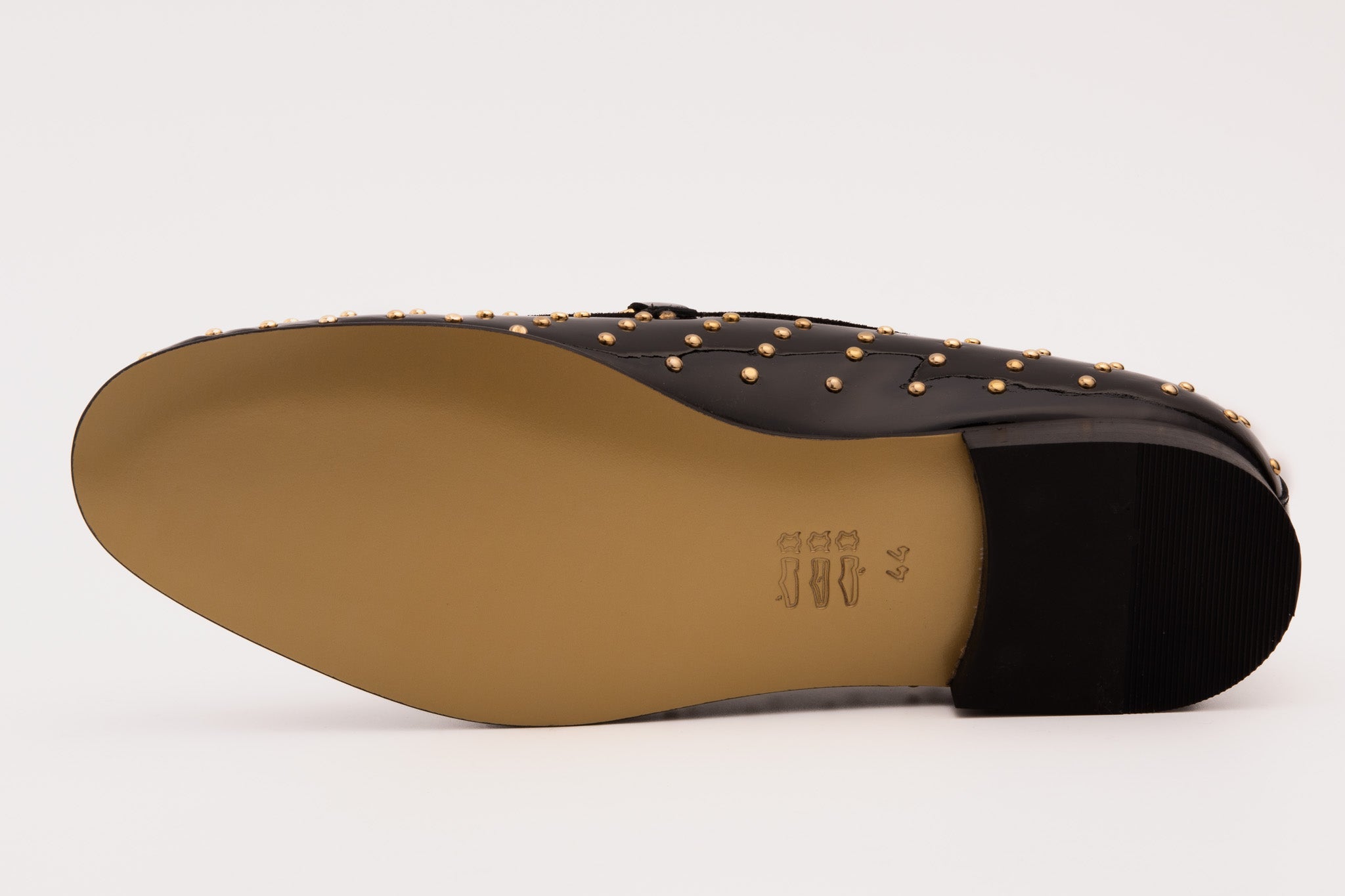 The Jupiter  Shoe Black Spike Leather  Bit Dress Loafer Limited Edition  Shoe