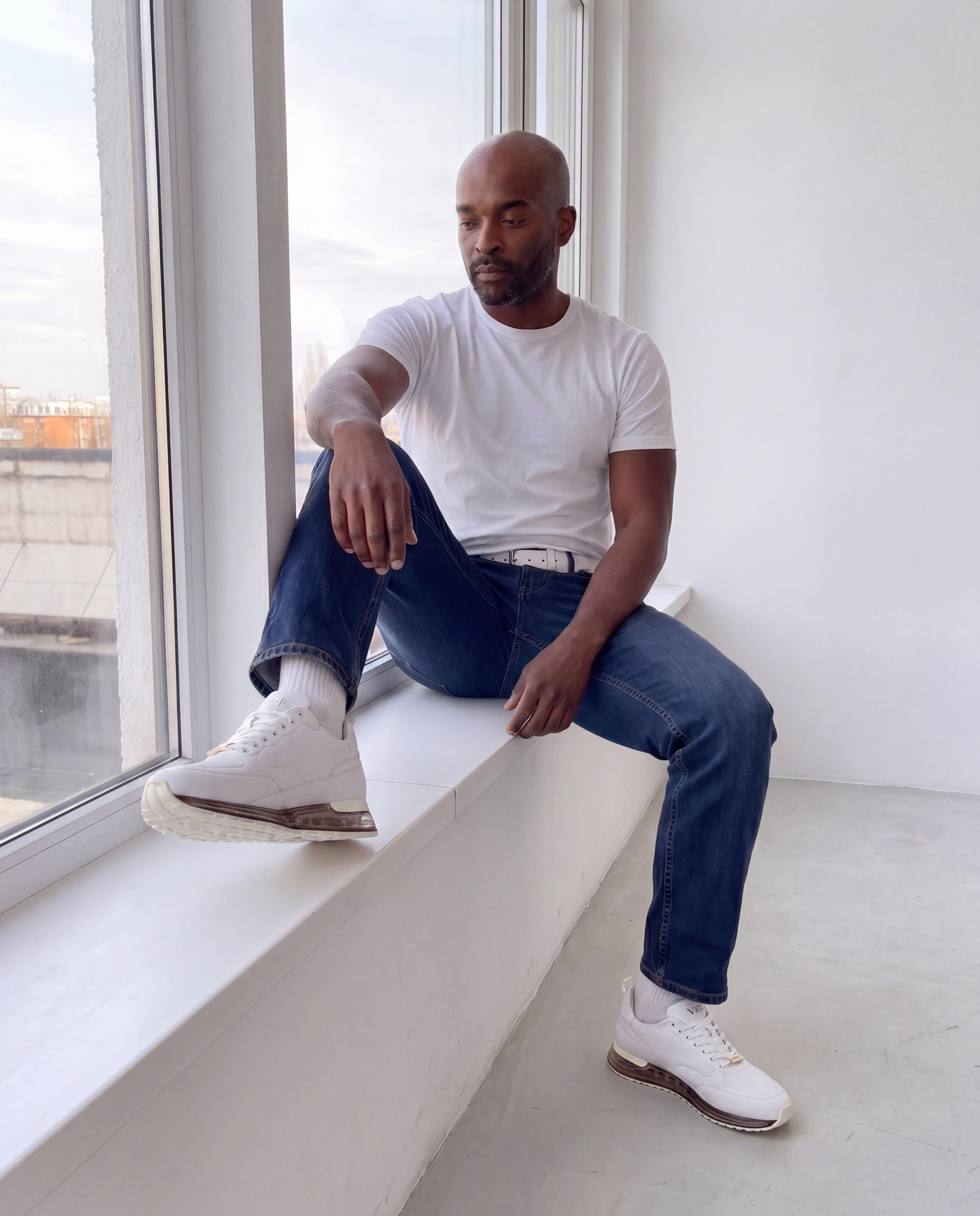 The Lexington White Sneaker