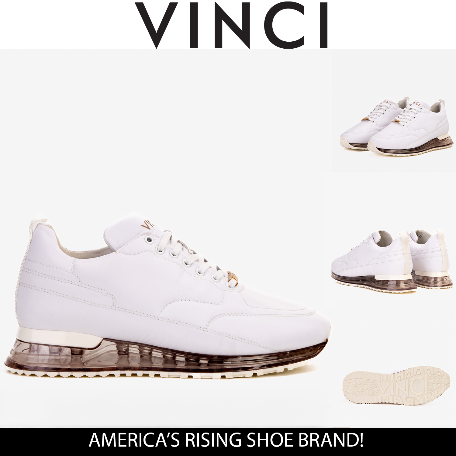 The Lexington White Sneaker
